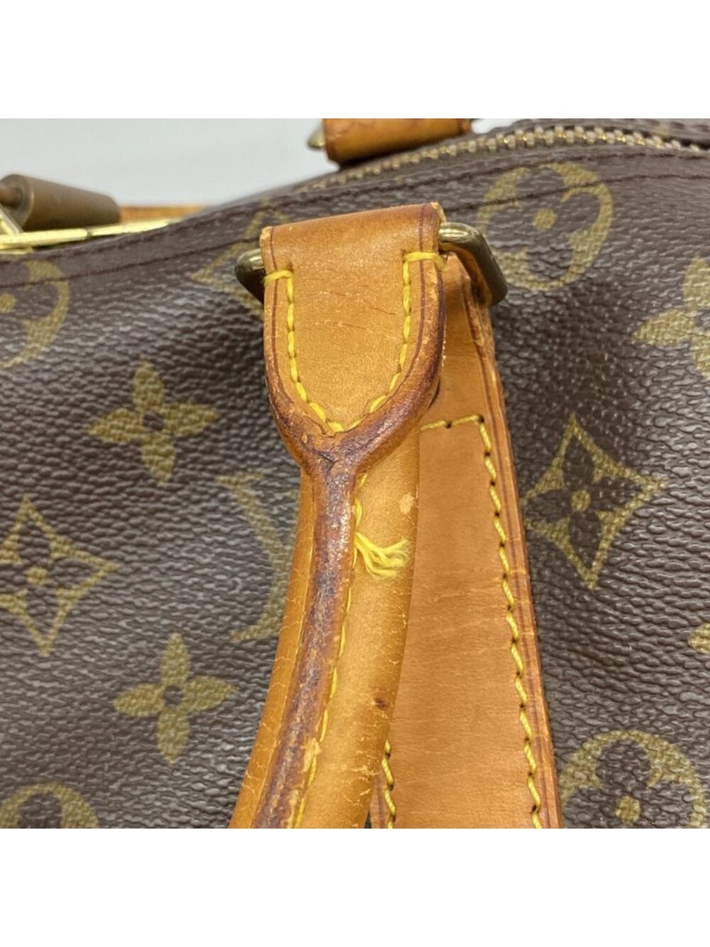 Louis Vuitton Boston Bag Monogram Keepall Bandouliere 45 Brown - Picture 10 of 13